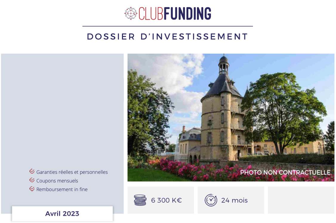 Dossier d'investissement ClubFunding