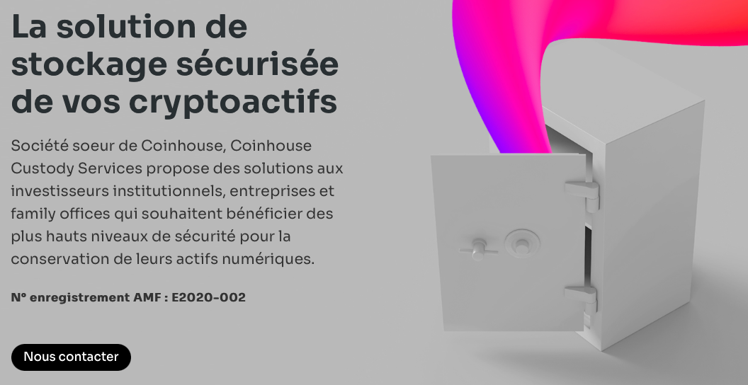 Les solutions de stockage de ses cryptomonnaies de Coinhouse