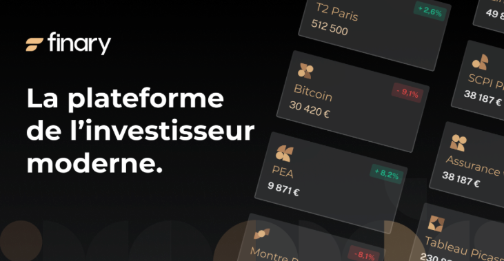 Finary : l'outil idéal pour suivre et optimiser ses investissements !Profitez de 5 % de réduction sur votre abonnement en cliquant sur l'image ci-dessus 🎁