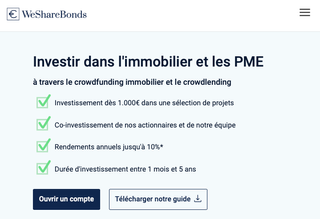 WeShareBonds : Présentation, Avis et Code promo (100€ offerts)